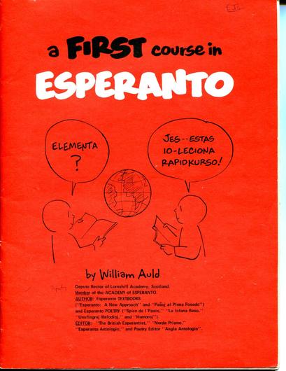 FIRST COURSE IN ESPERANTO - FREE DOWNLOAD - Click Image to Close