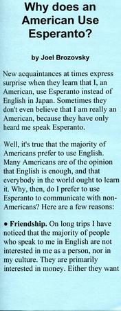 WHY DOES AN AMERICAN USE ESPERANTO - Click Image to Close