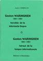 GASTON WARINGHIEN 1901-1991 (direct from UEA)