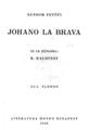 JOHANO LA BRAVA (direct from UEA)